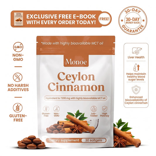 Ceylon Cinnamon Softgels — With MCT Oil